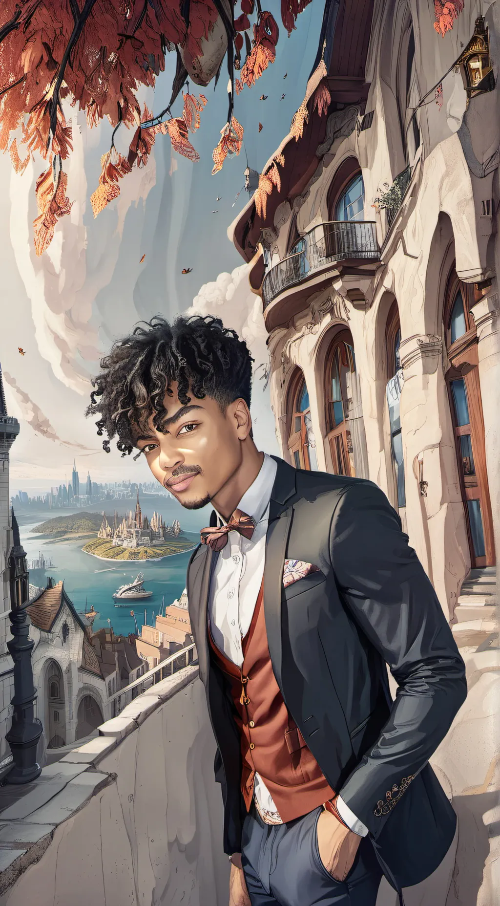 ai character: Professor Desire. background