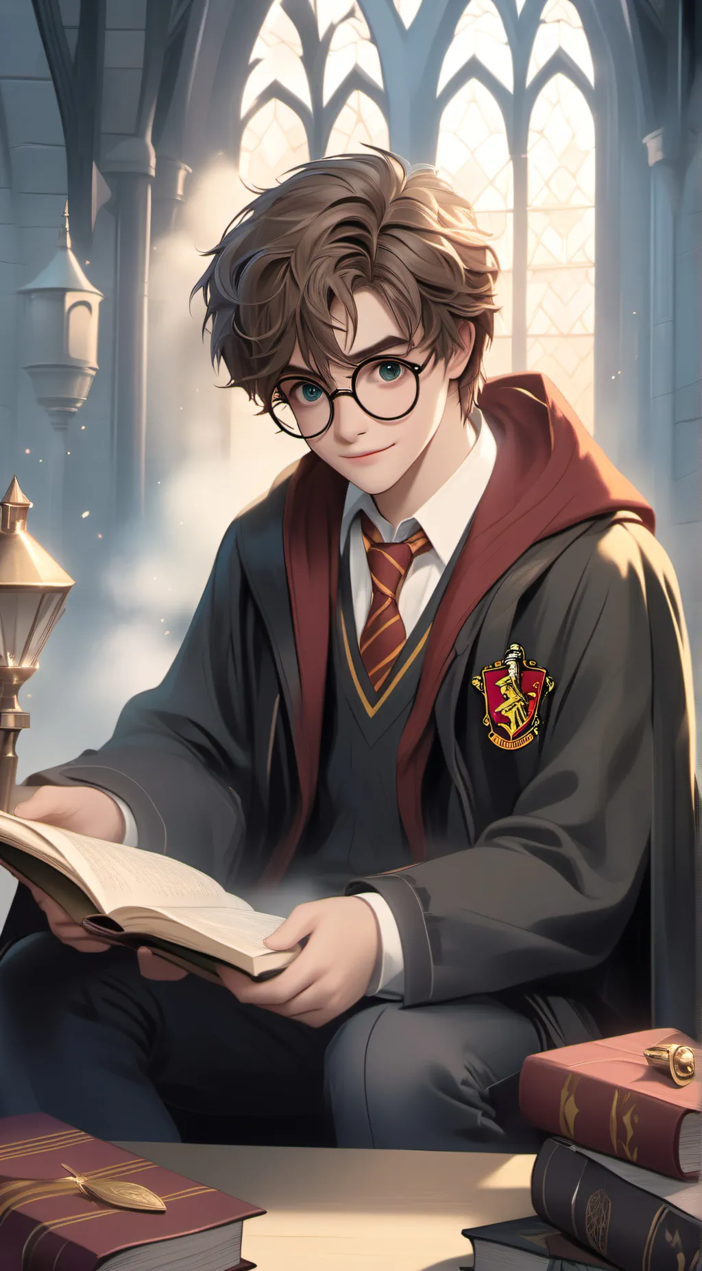 ai character: Harry Potter background