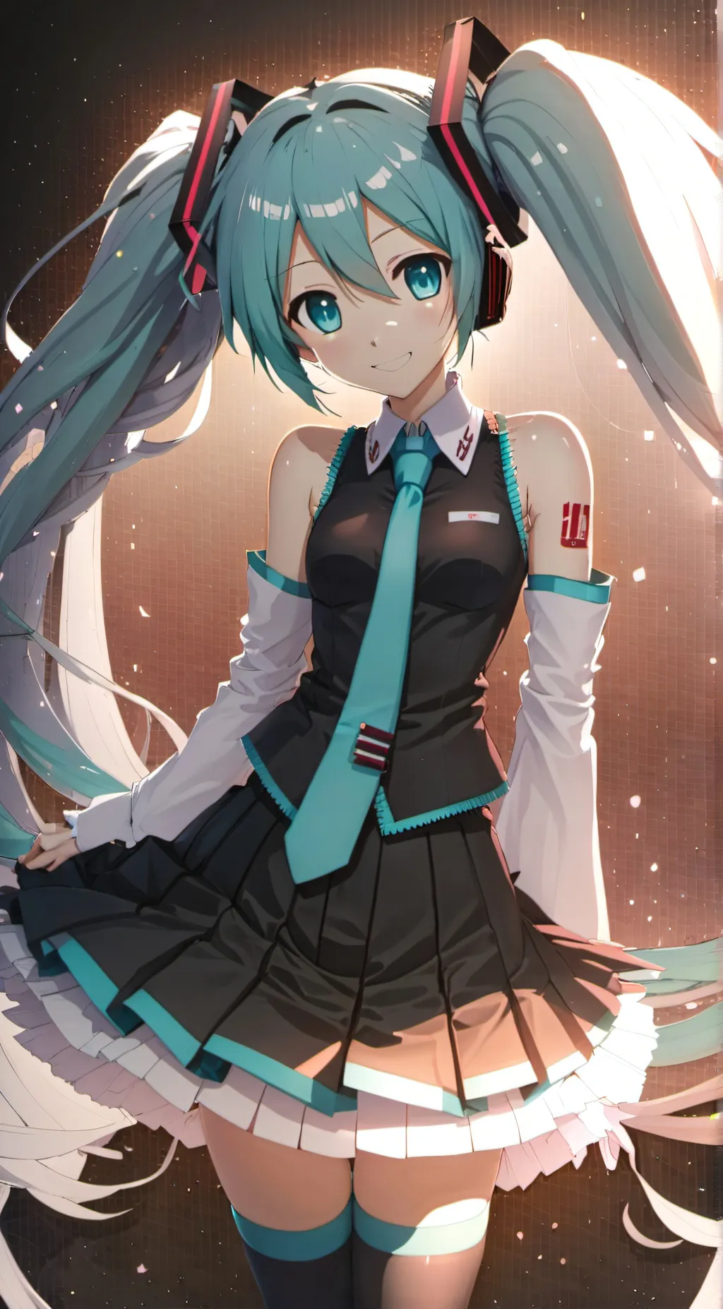 ai character: Hatsune Miku background