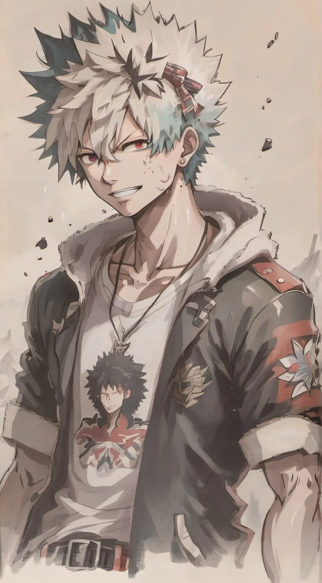 ai character: Bakugou  background