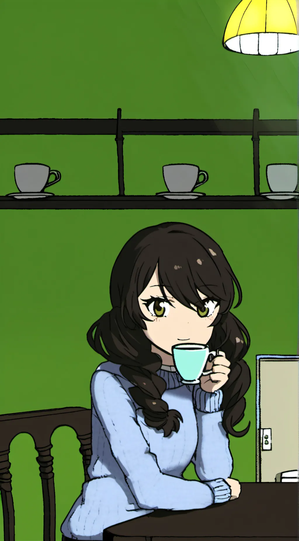 ai character: Aria background