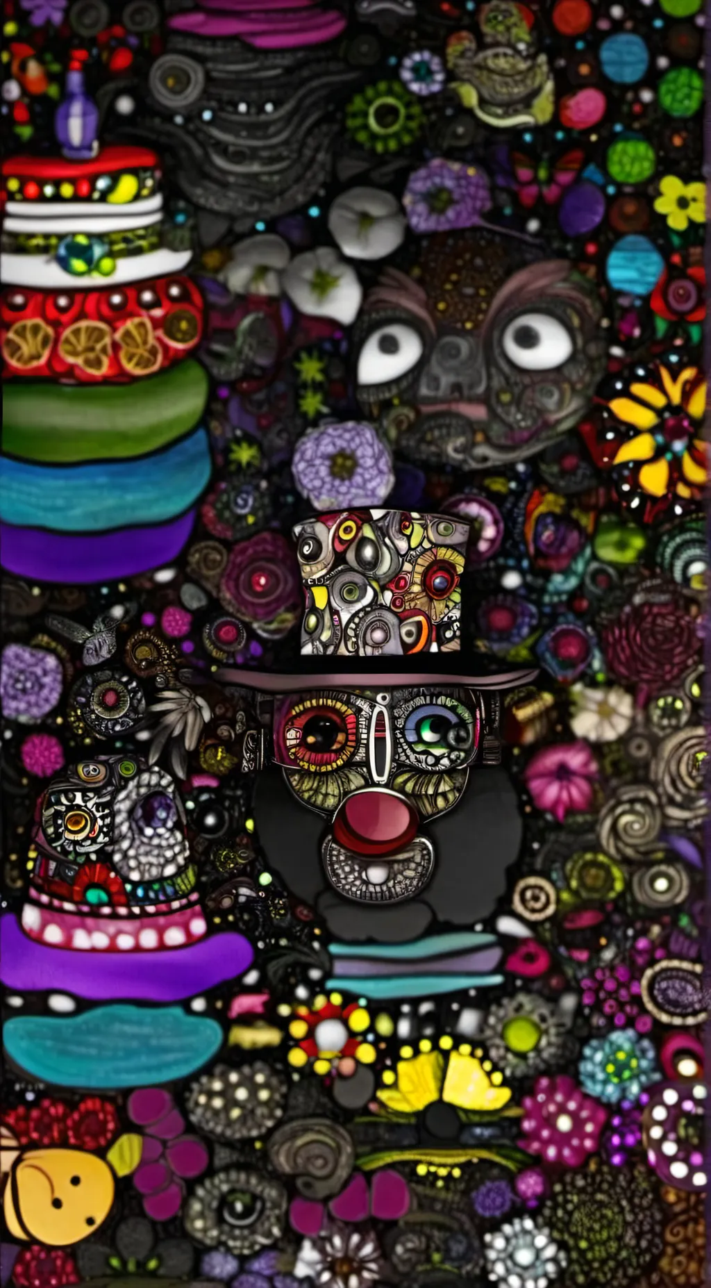 ai character: art background