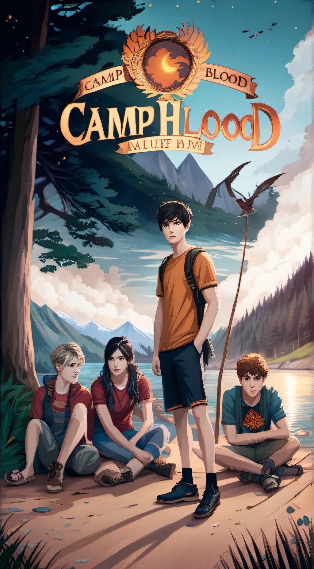 ai character: Camp Half Blood background
