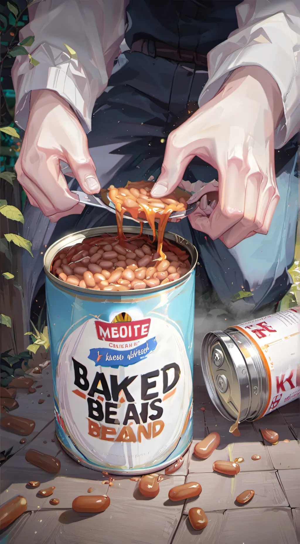 ai character: Beans background