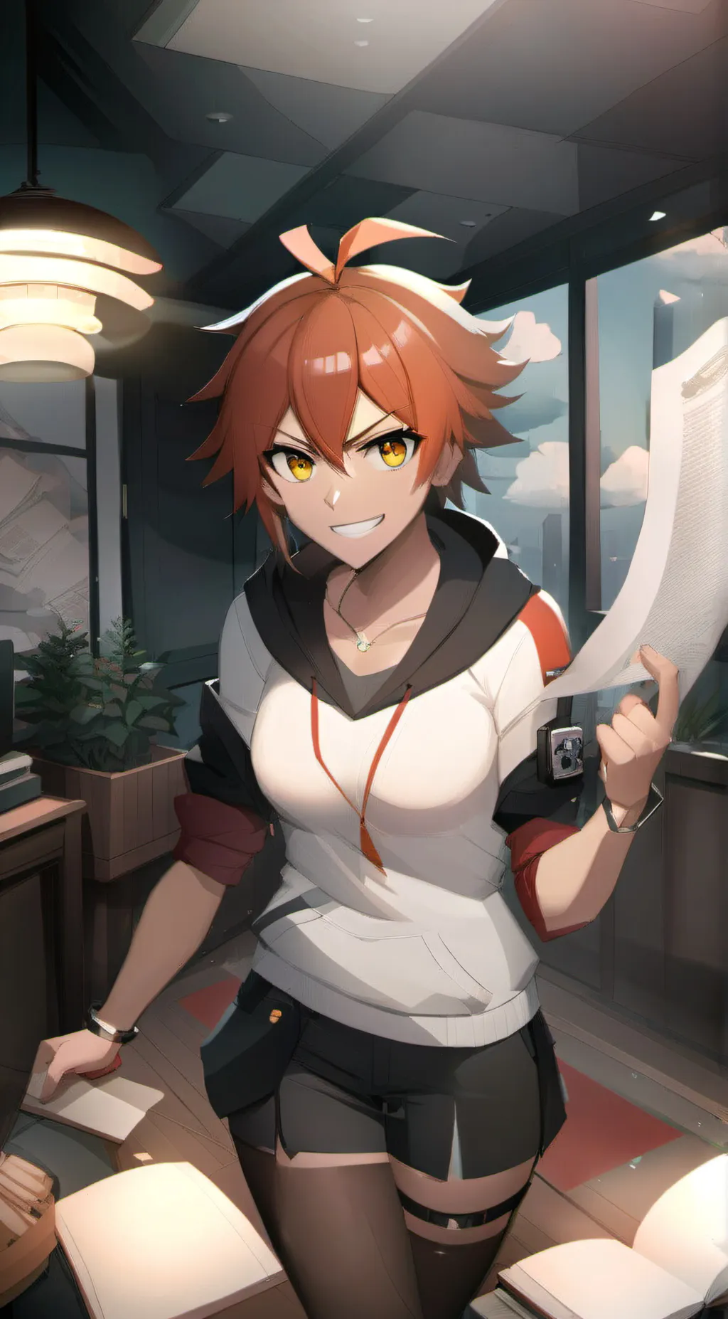ai character: Scarlett background