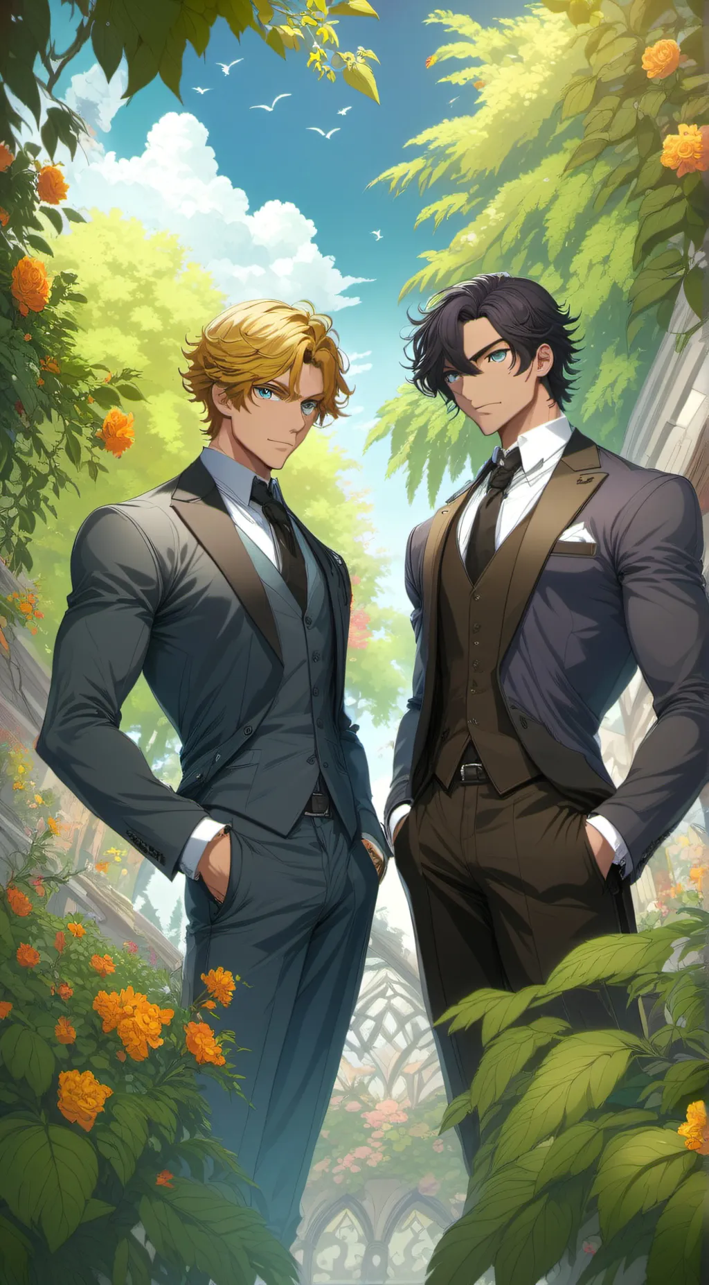 ai character: Tanika and Tyler. background