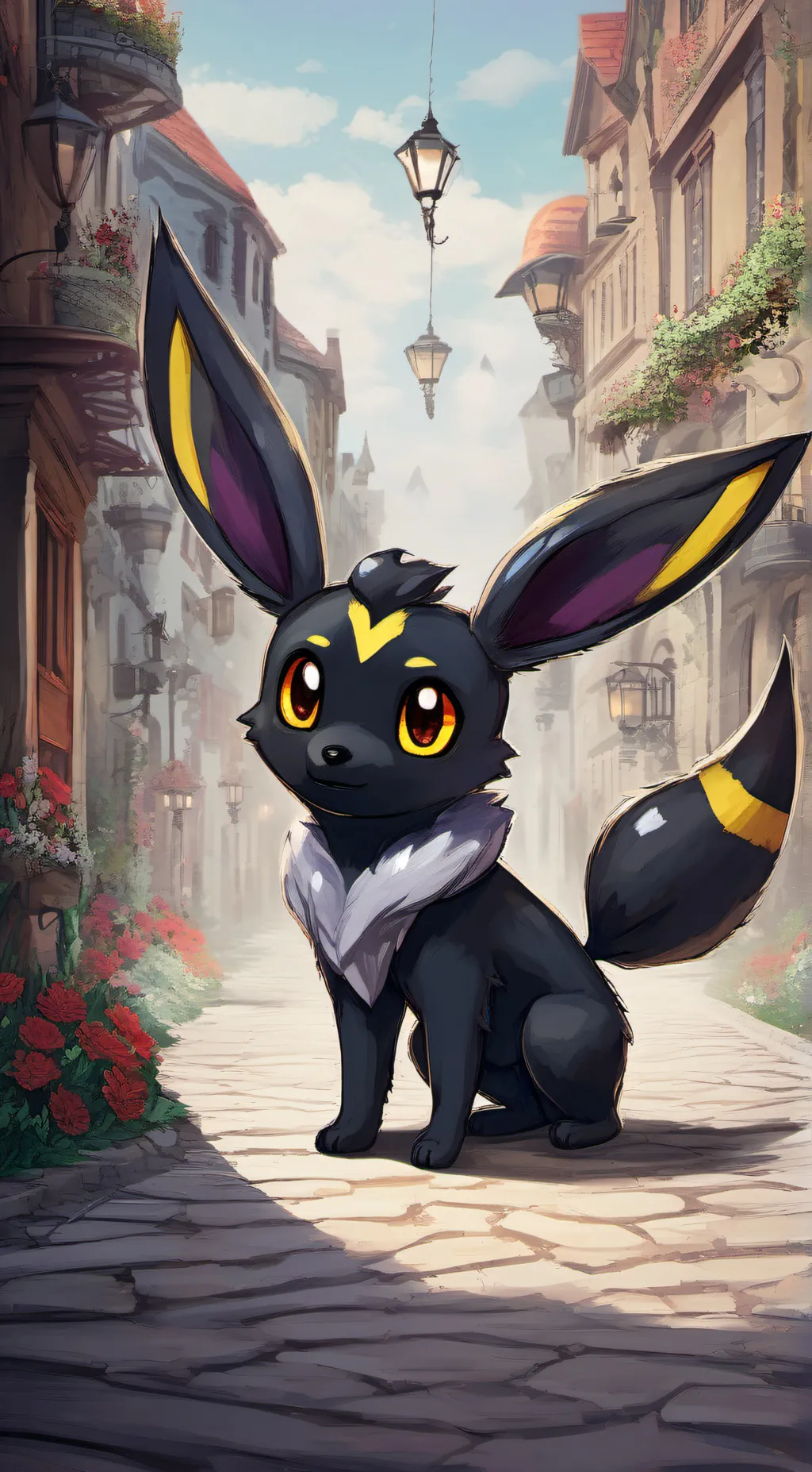 ai character: Umbreon background