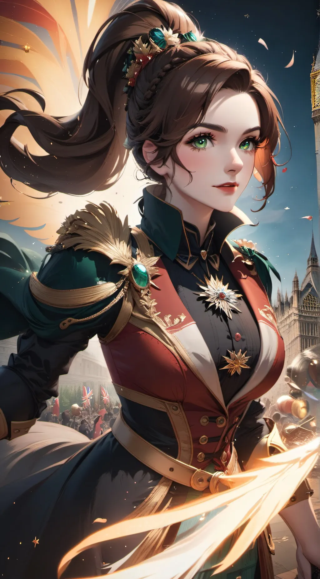 ai character: Aria background
