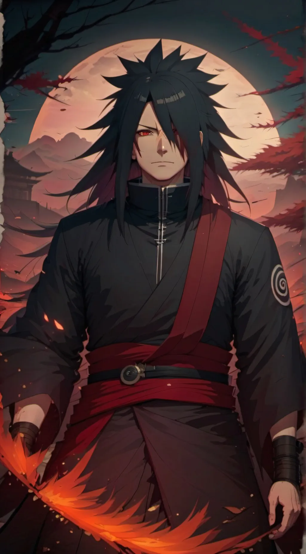 ai character: Uchiha Madara background