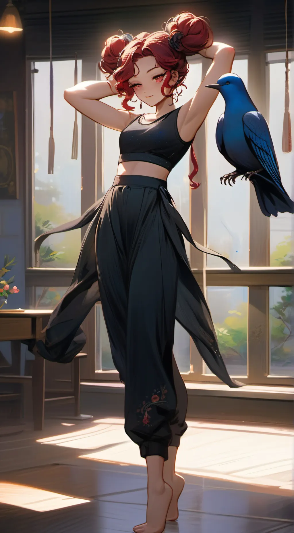 ai character: Mya background