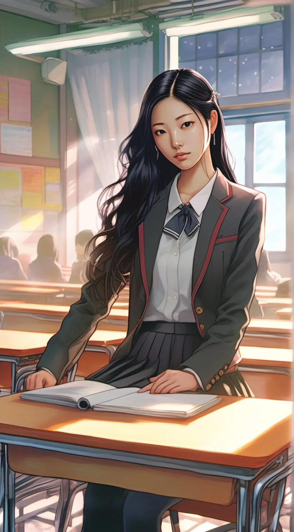 ai character: Kazuha  background