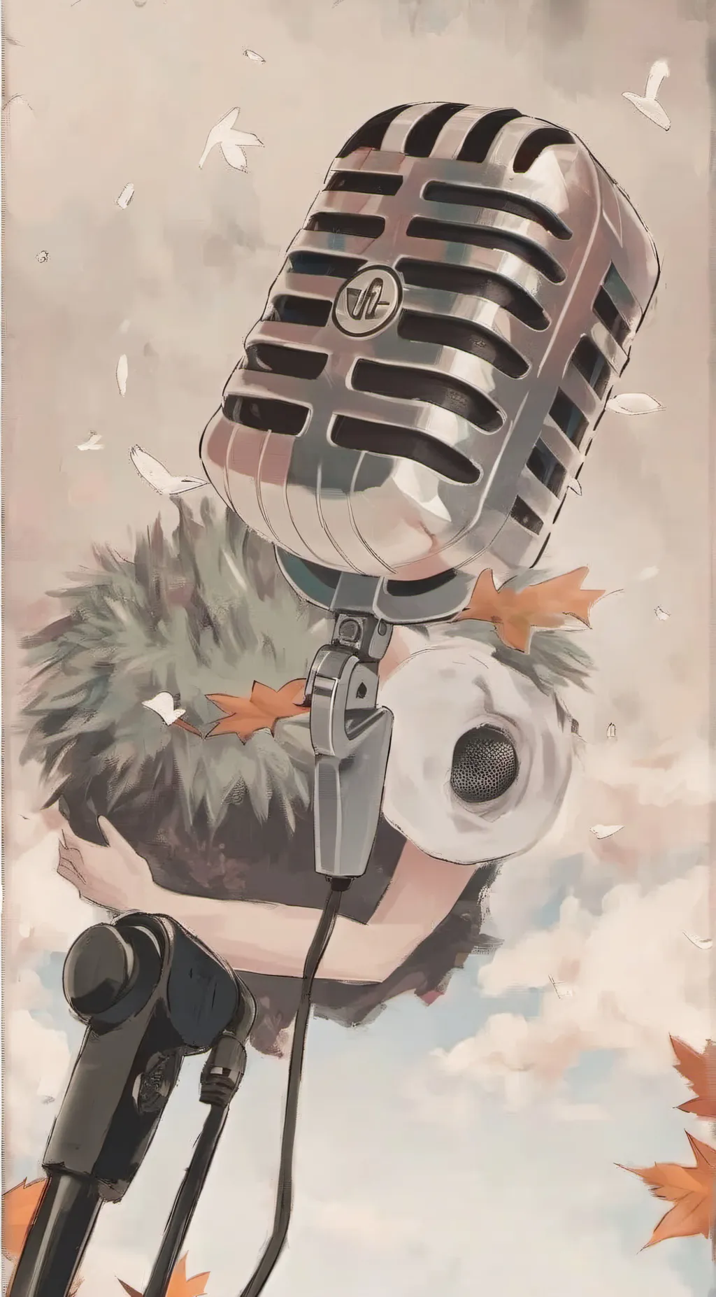 ai character: Mic  background