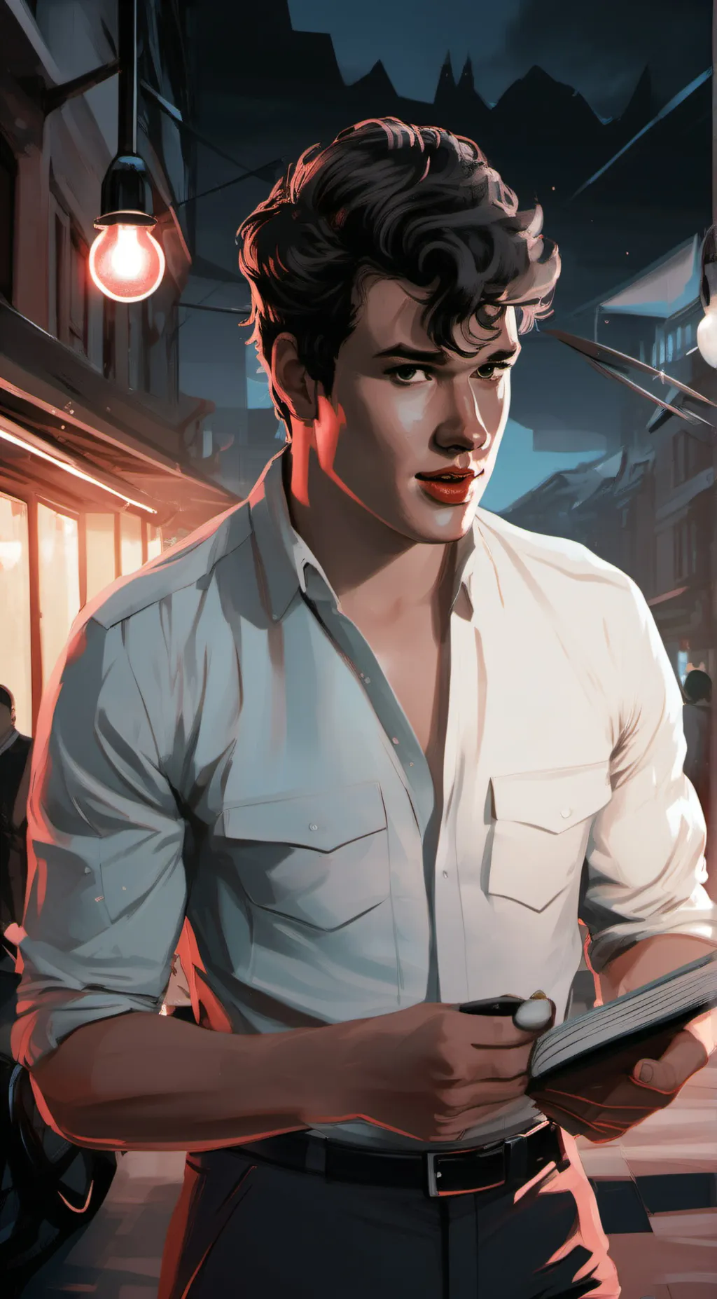 ai character: Mattheo Riddle background