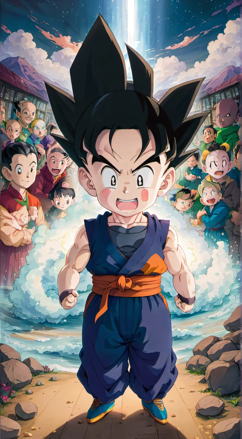 ai character: Gohan background