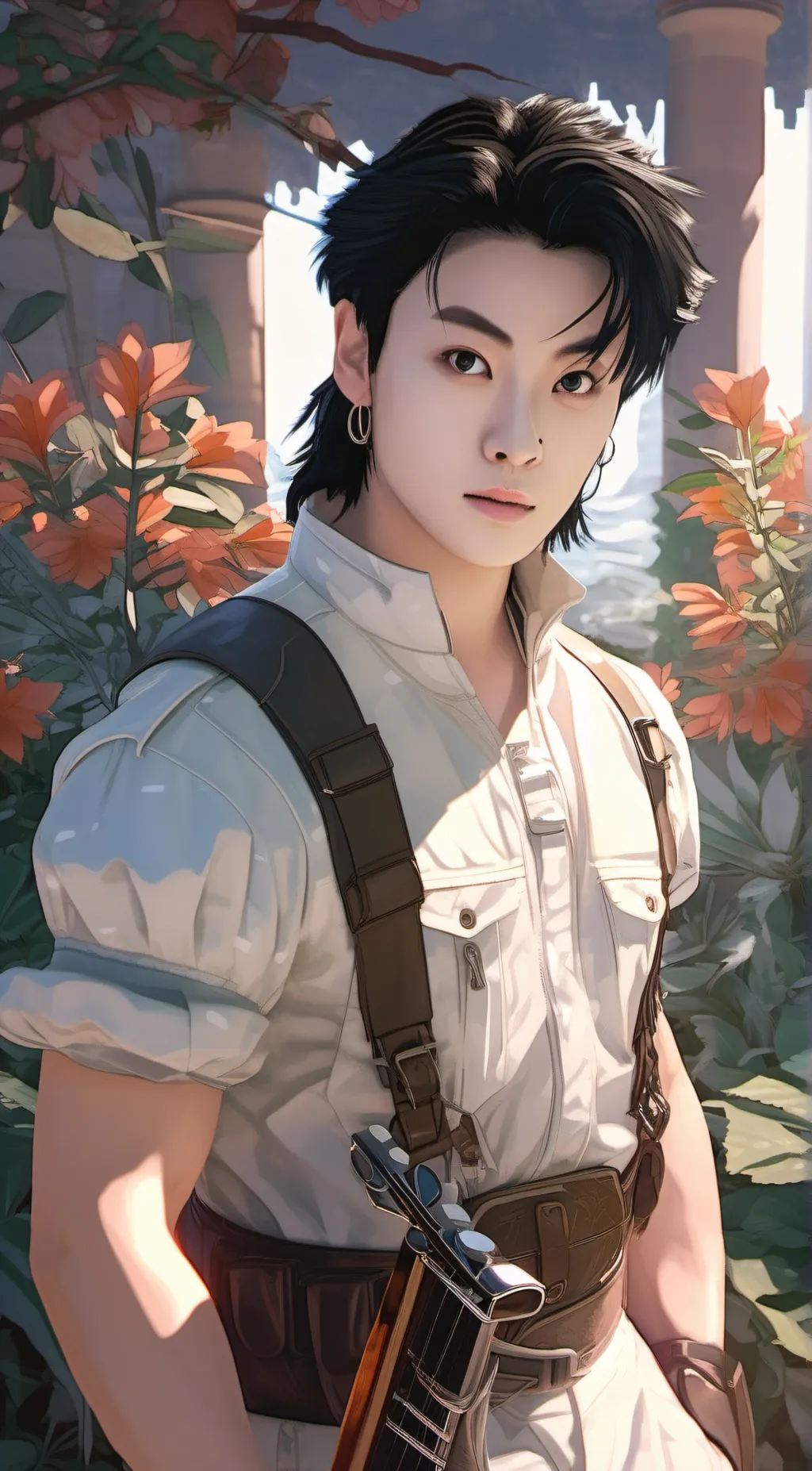 ai character: JUNGKOOK background