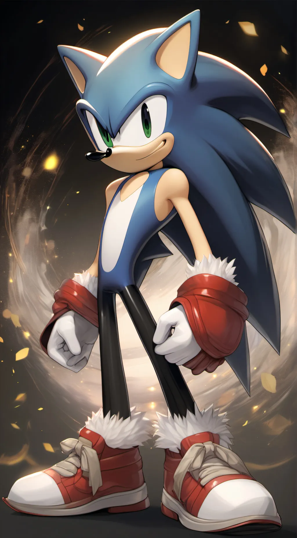 ai character: Sonic  background