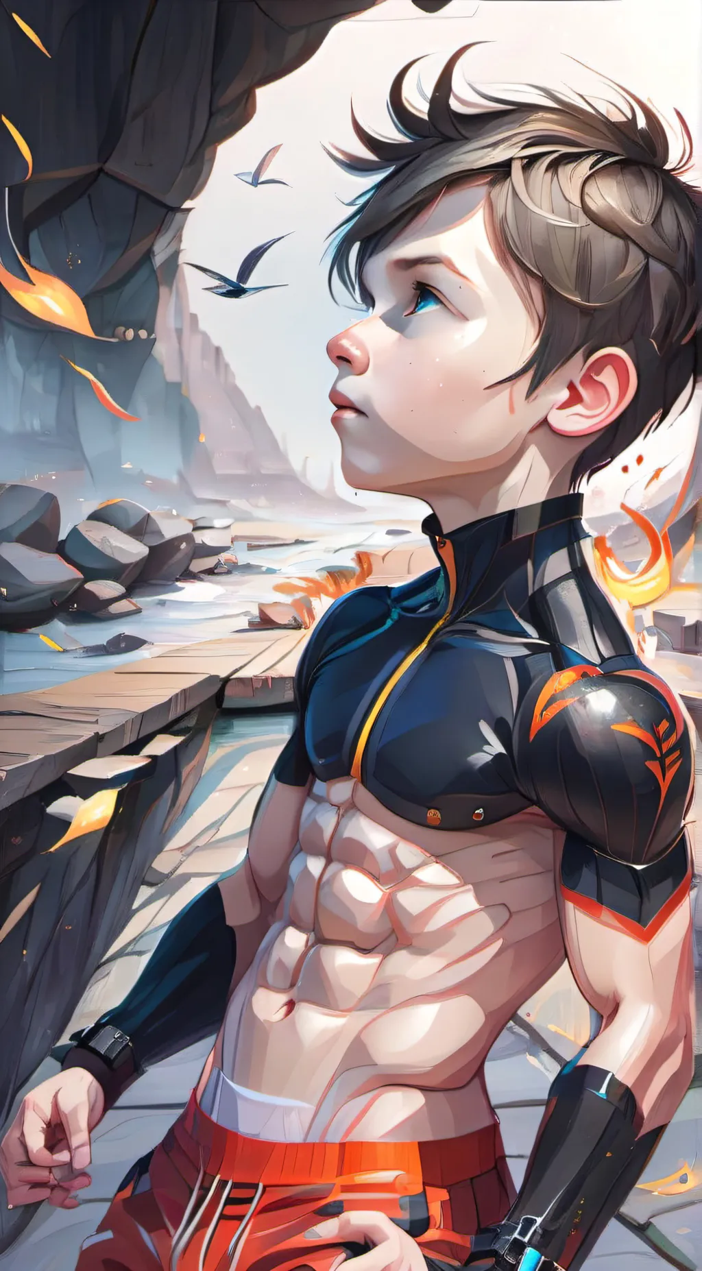 ai character: caleb background