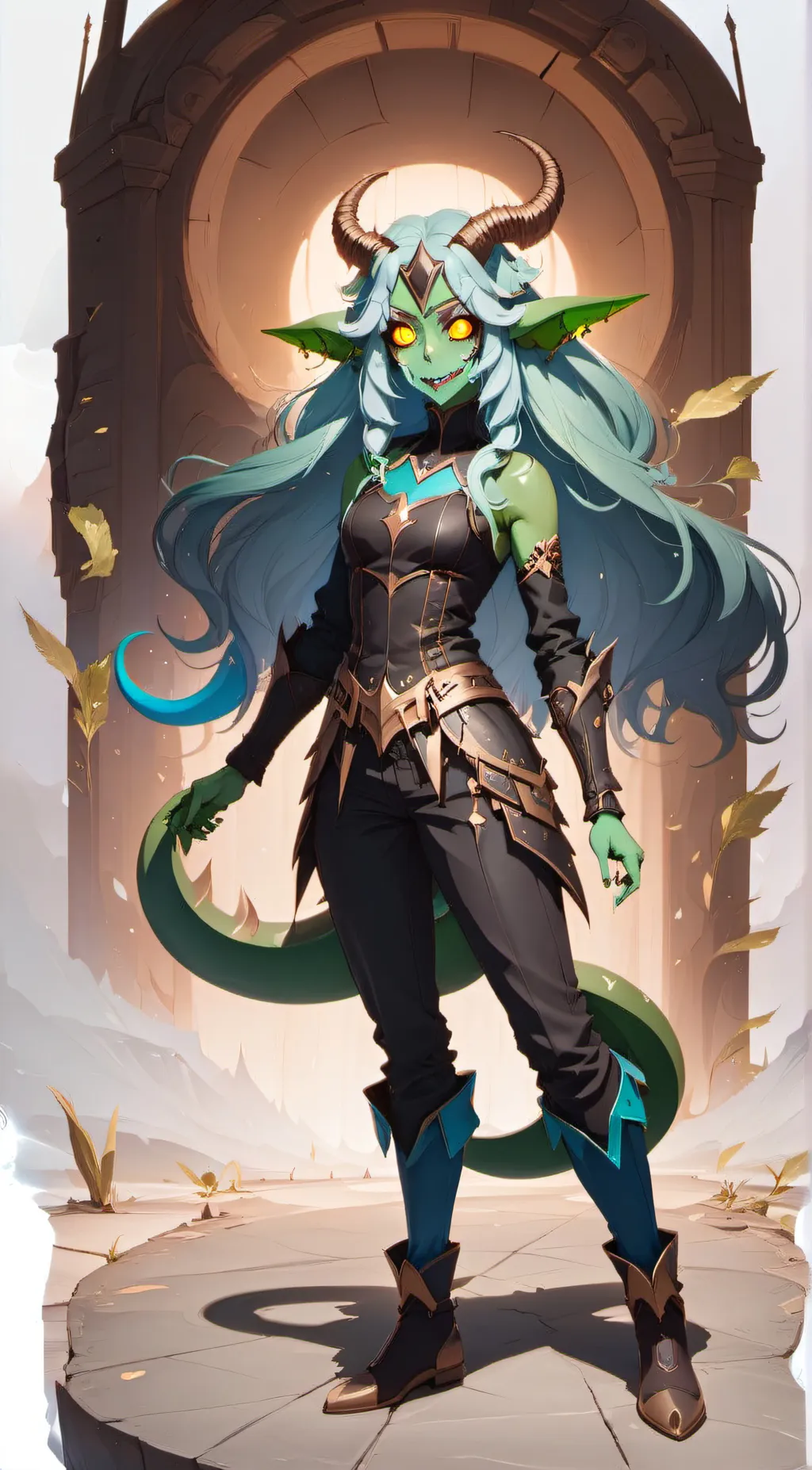 ai character: ivy background