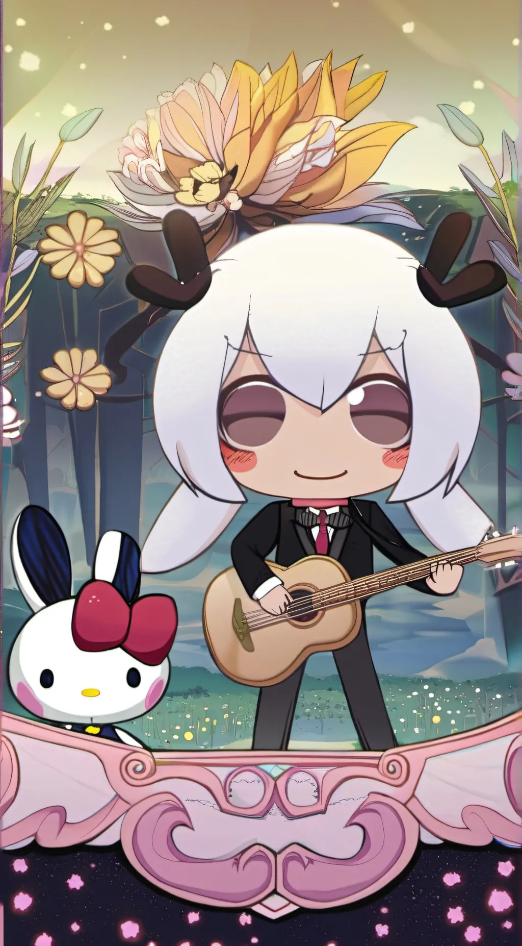 ai character: Melody background
