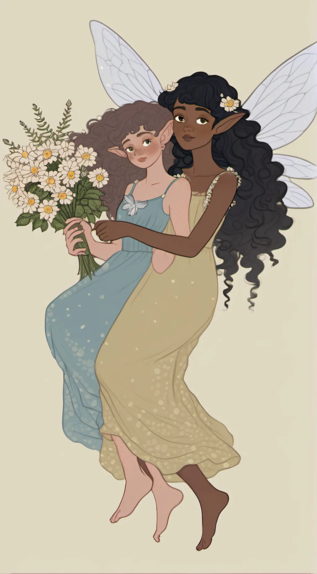 ai character: Fairy companions background