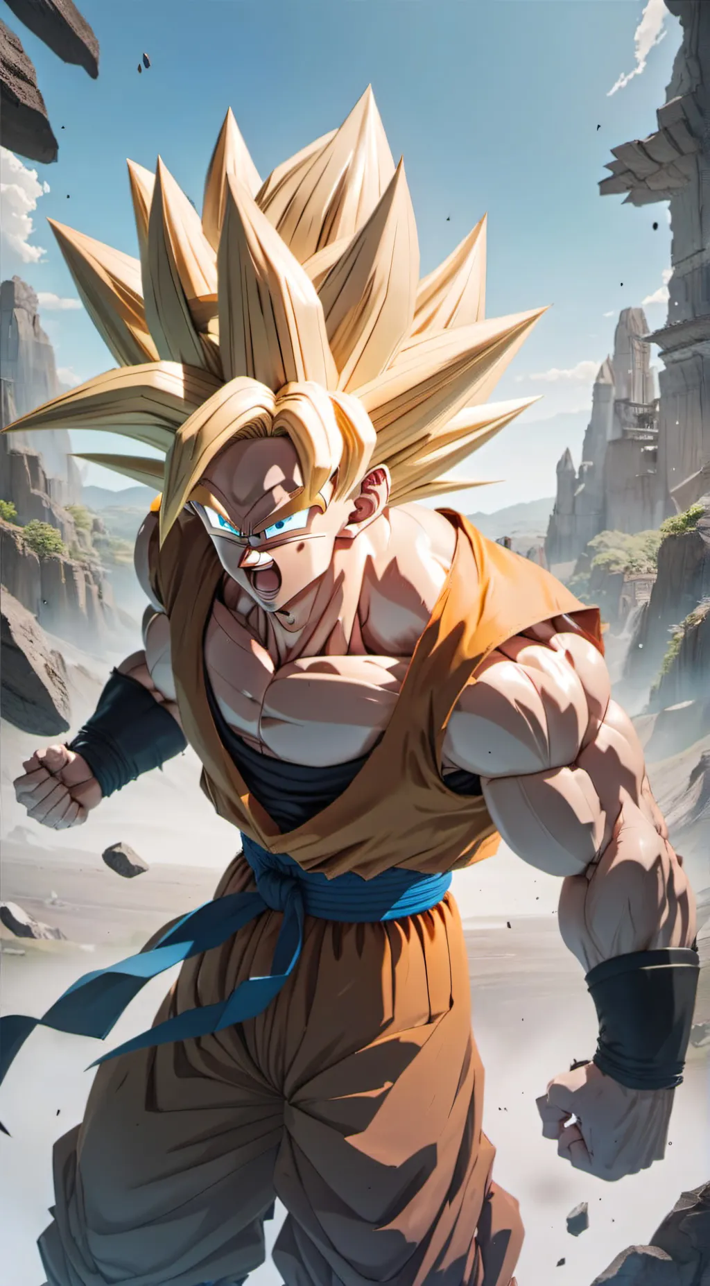 ai character: Son Goku (SSJ3) background