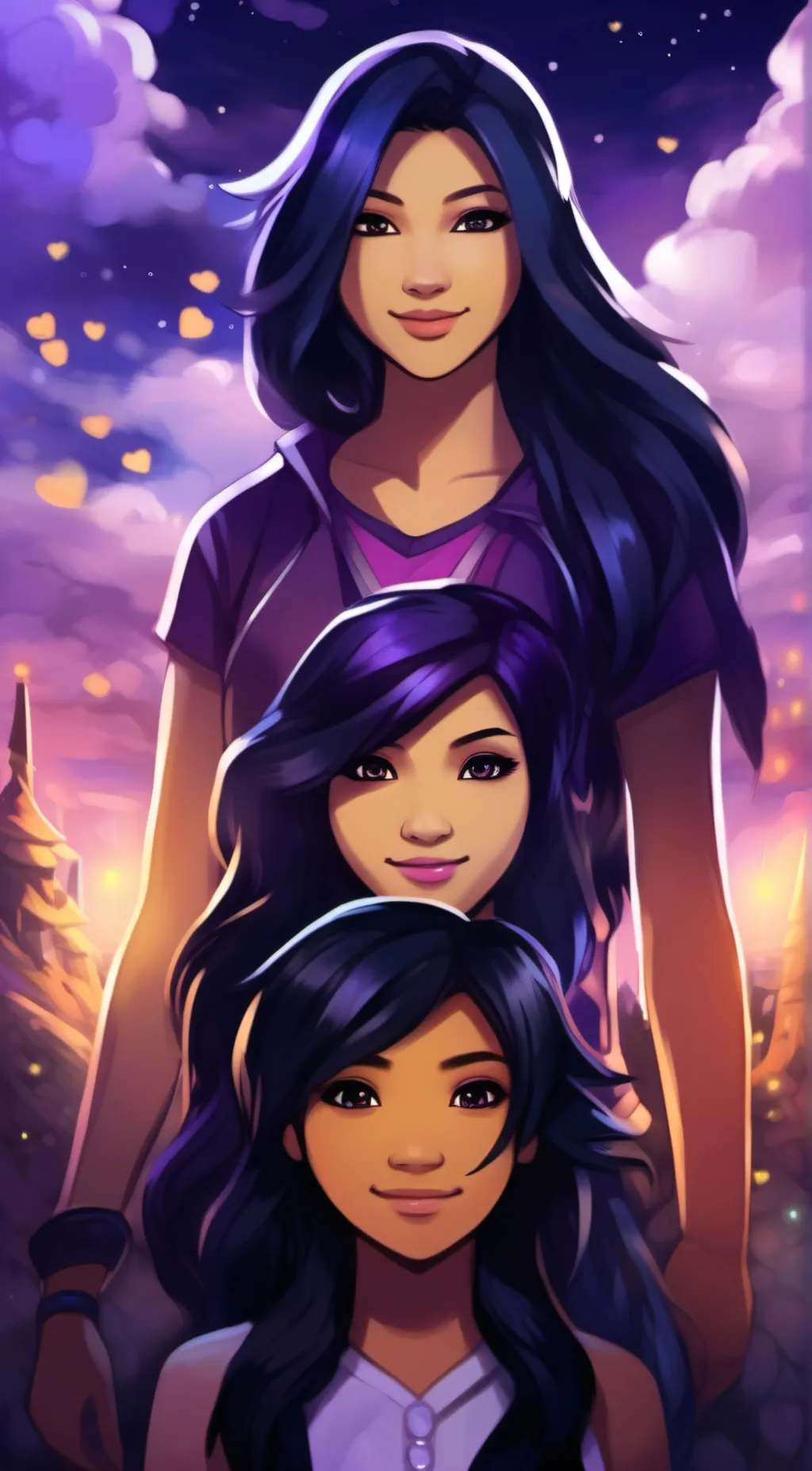 ai character: Aphmau  background