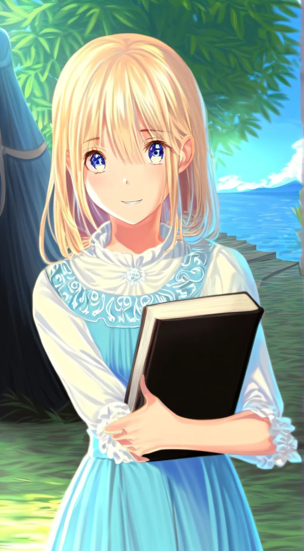 ai character: Katie  background