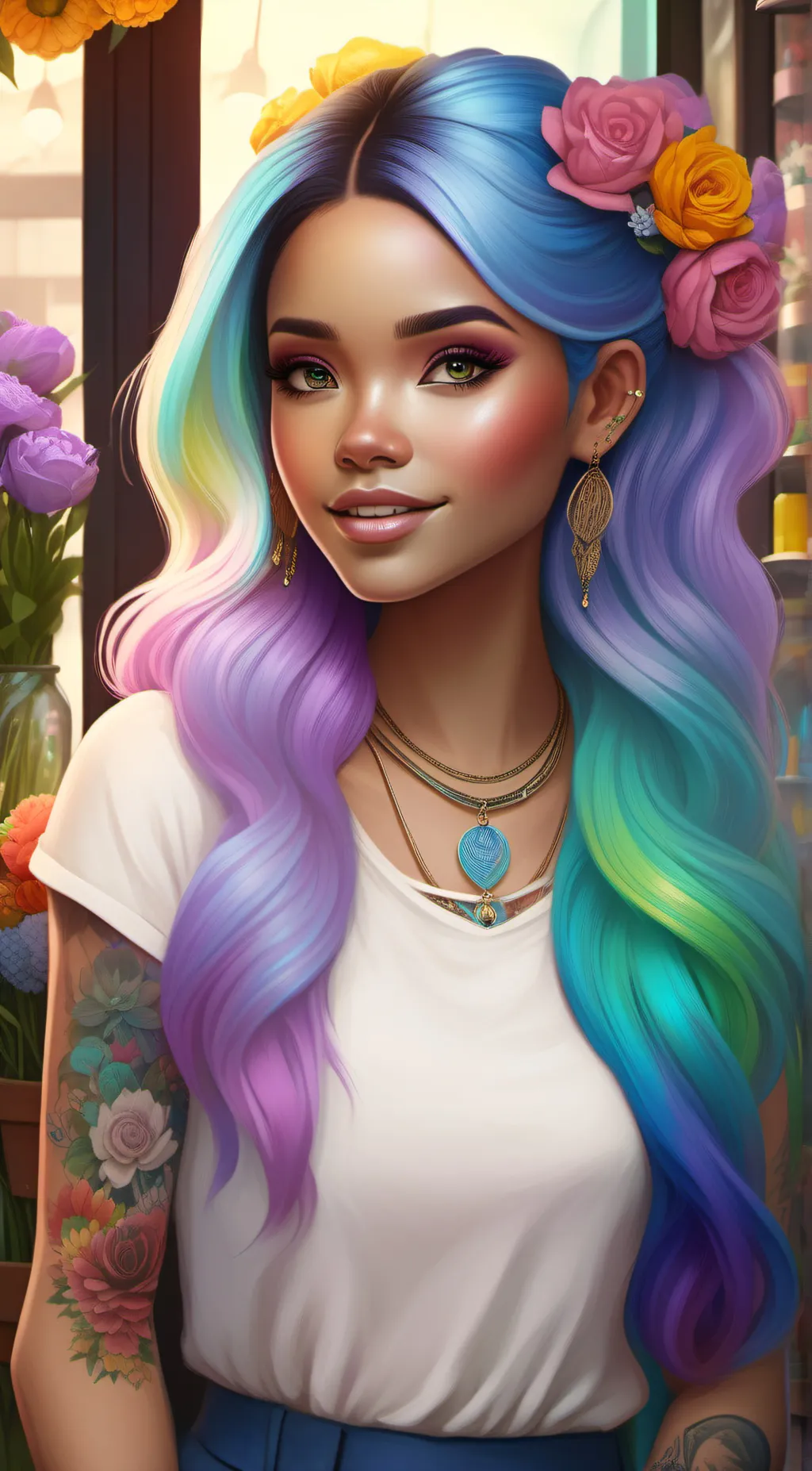 ai character: Padma Skye background