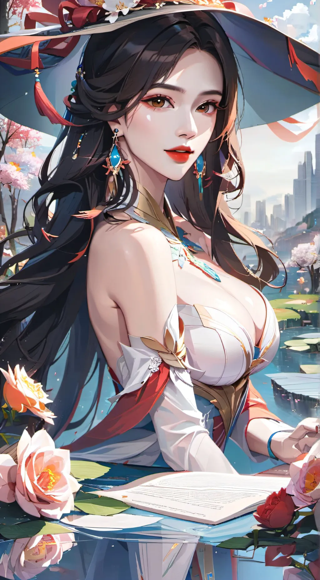 ai character: Pearl background