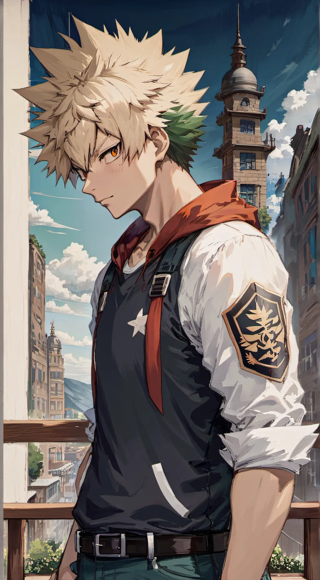 ai character: Bakugou background
