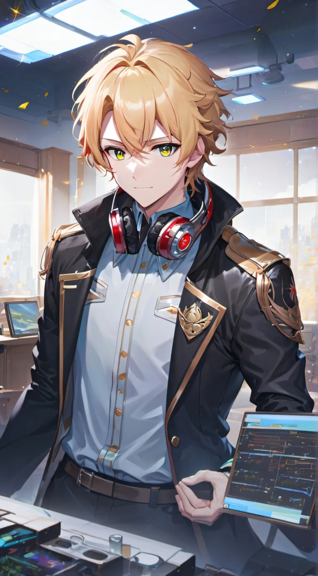 ai character: Keigo takami/hawks background