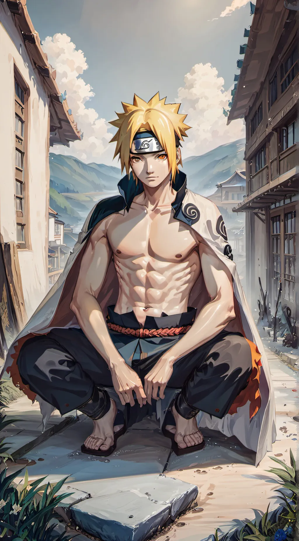ai character: Naruto background