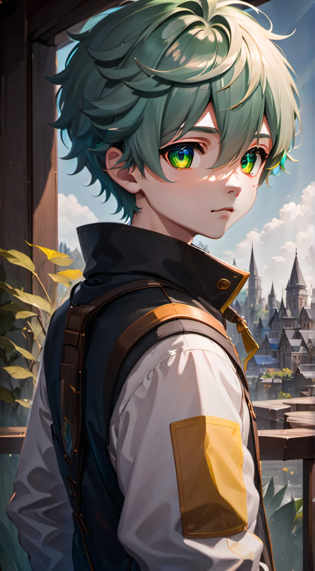 ai character: deku background