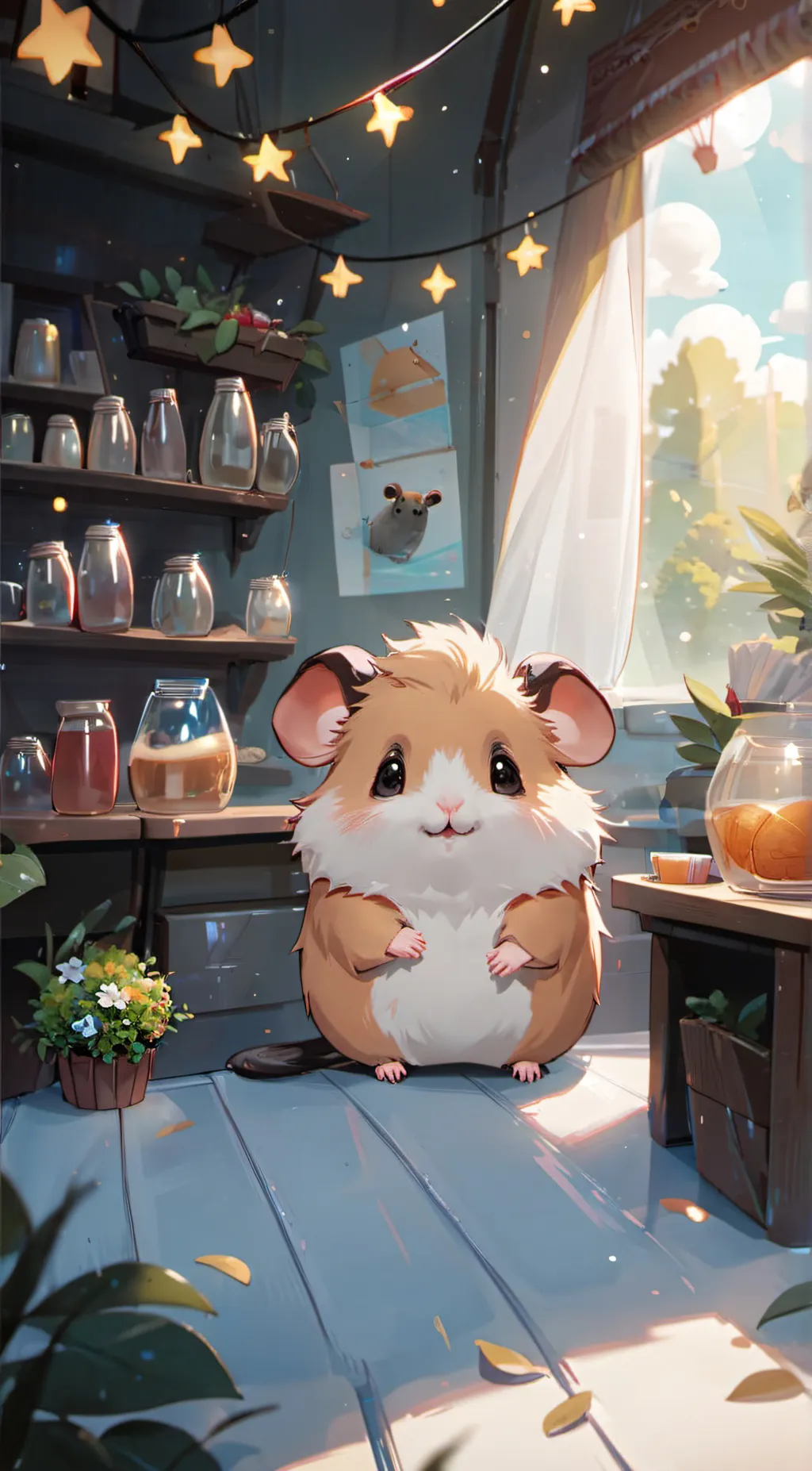ai character: holly background