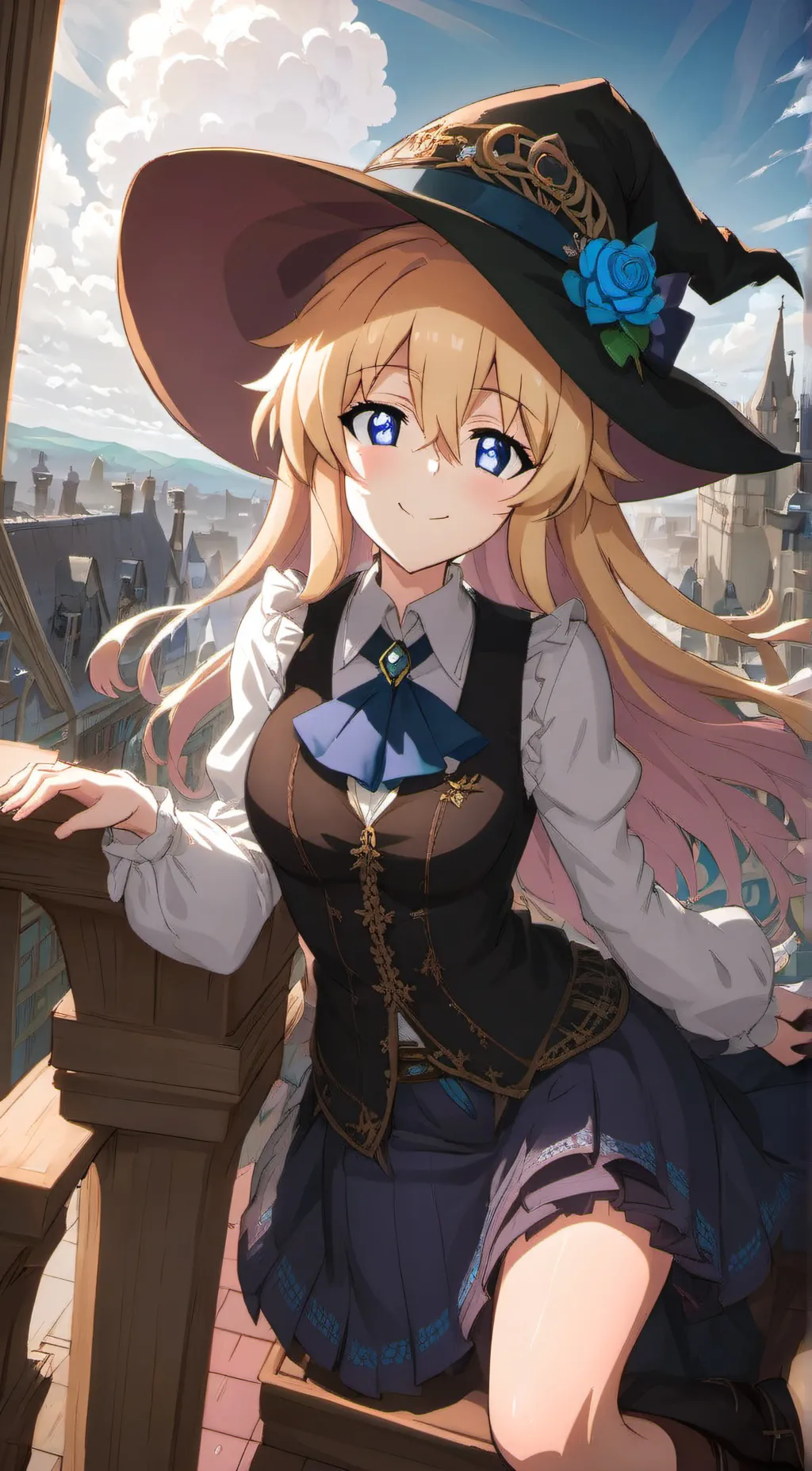 ai character: Azusa Aizawa  background