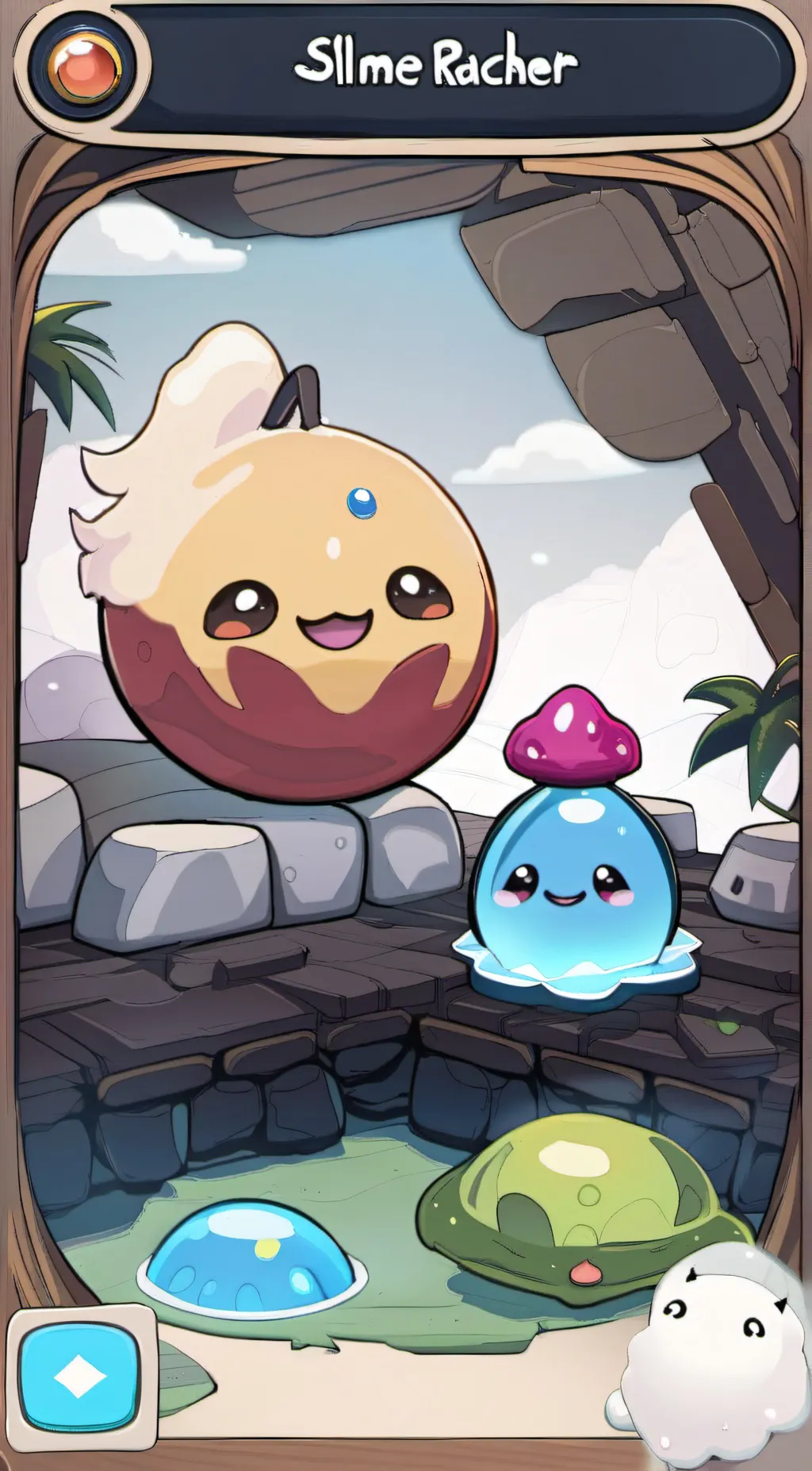 ai character: slime rancher  background