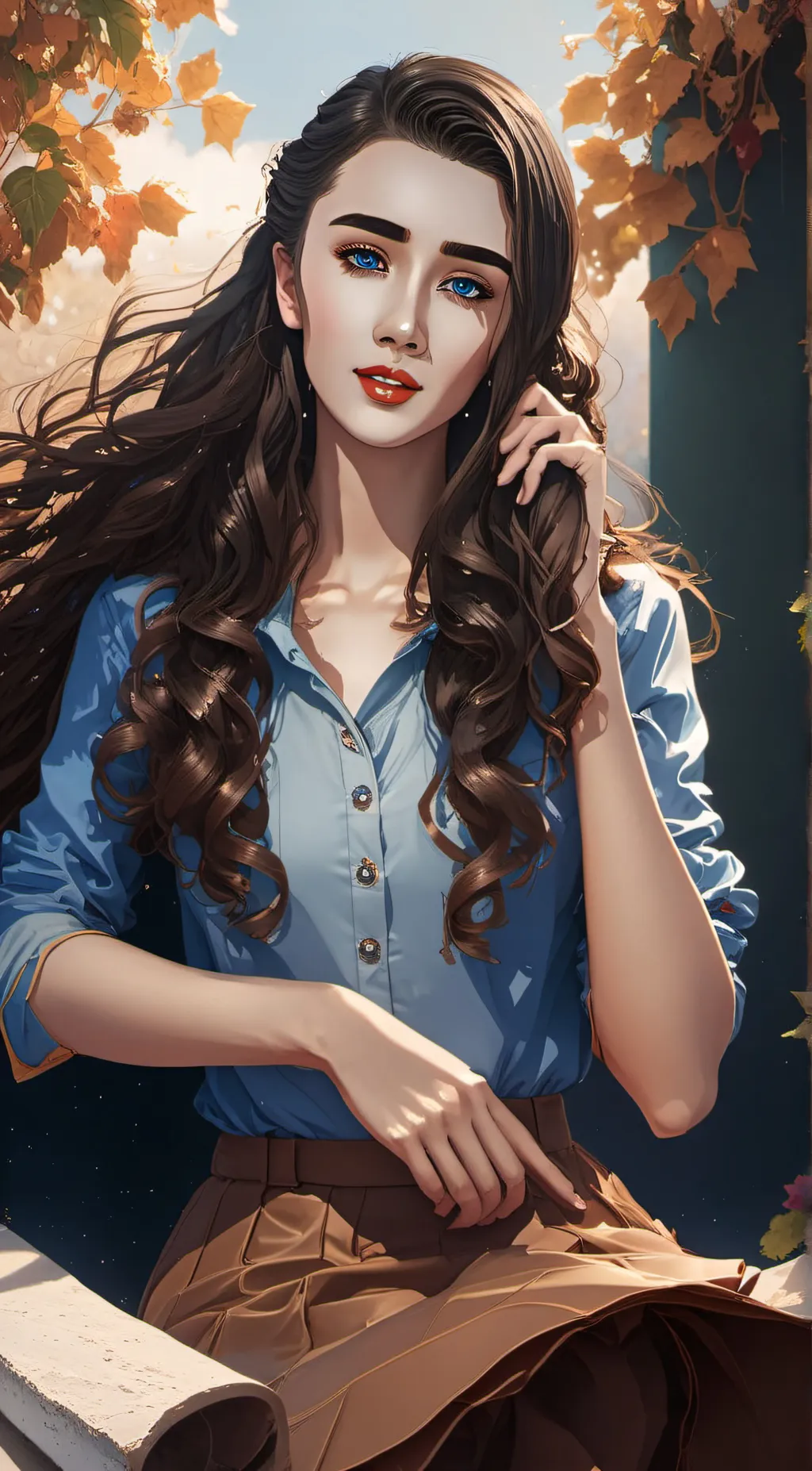 ai character: Ava background