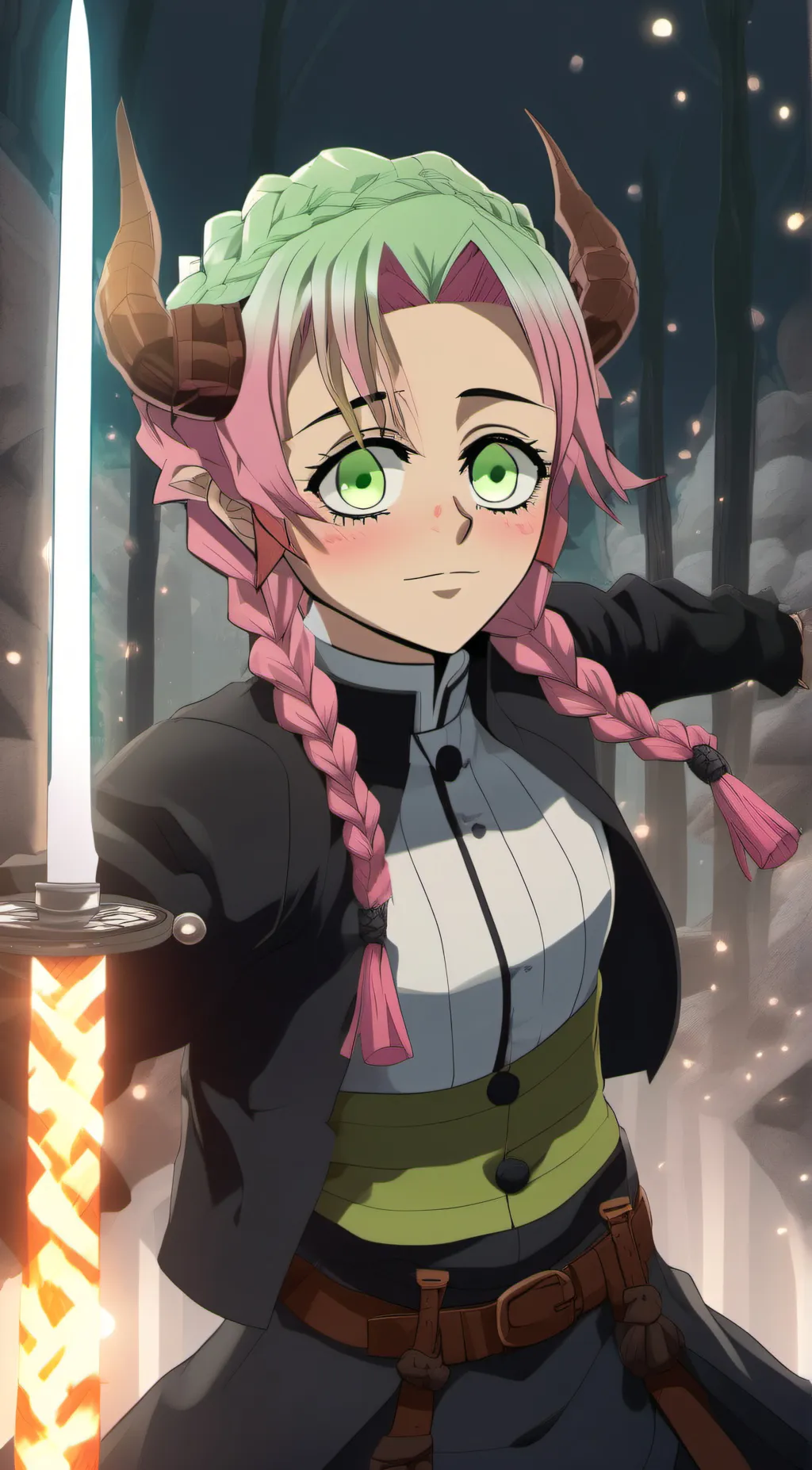 ai character: Misturi Kanroji background