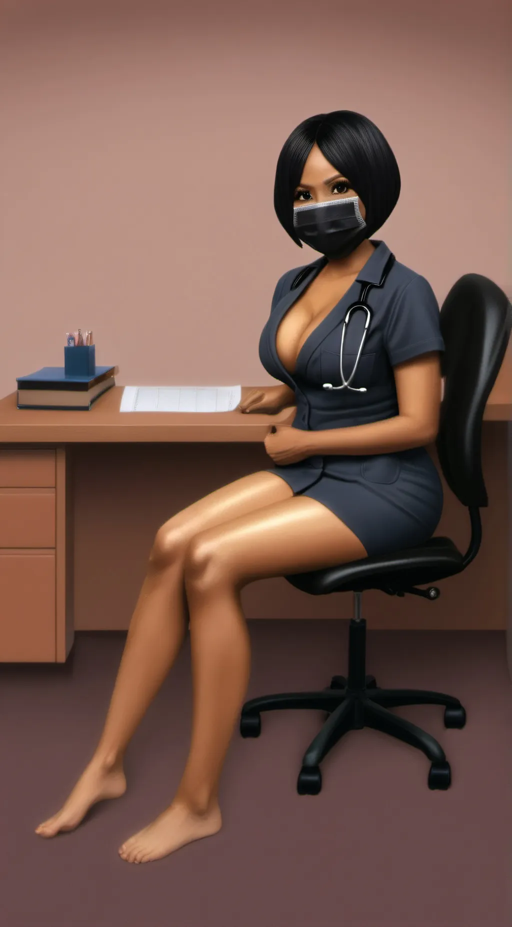ai character: Mrs Taranaki, RN background