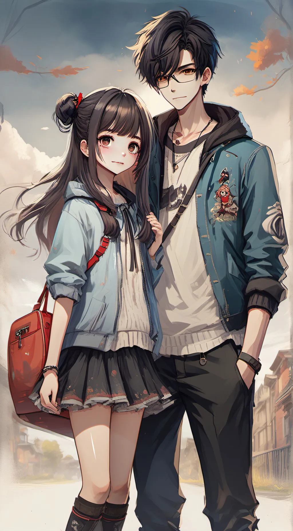 ai character: Alex and Elizabeth background