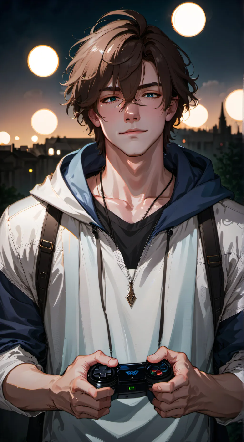 ai character: Jonothan Gray  background