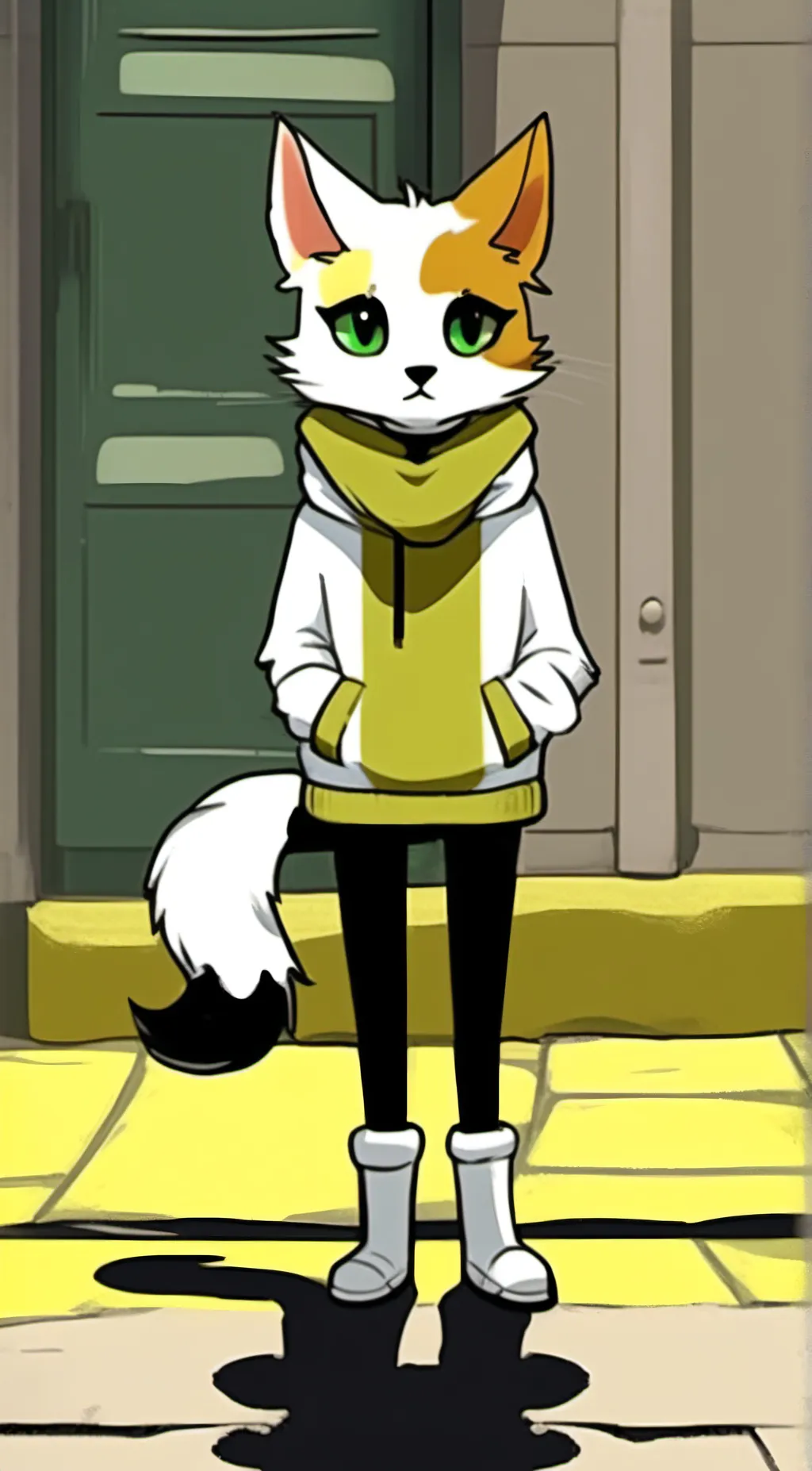 ai character: Mika kit background