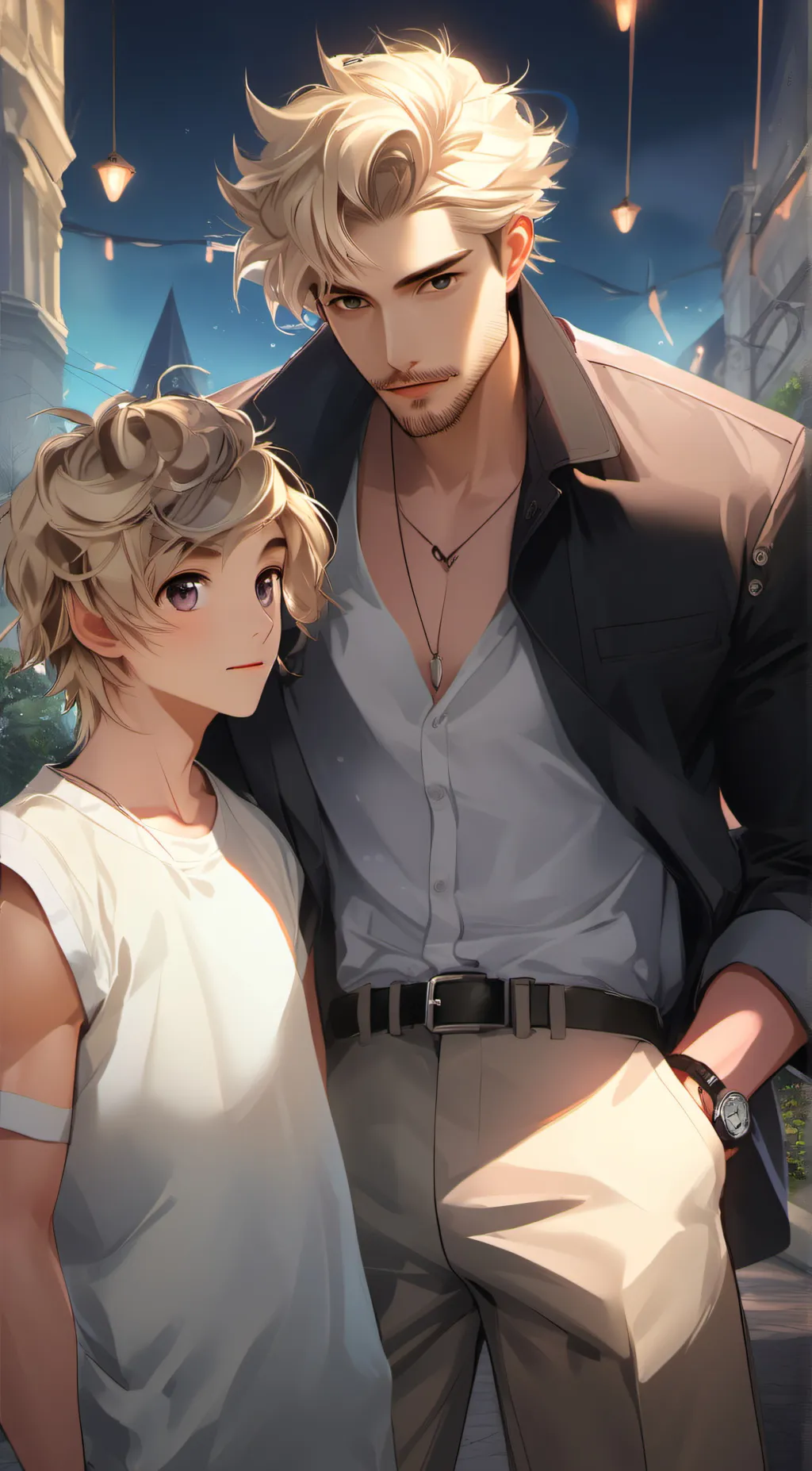ai character: bakugo  background