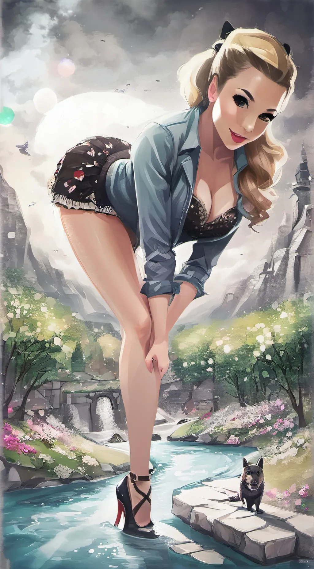 ai character: Loba Andrea  background