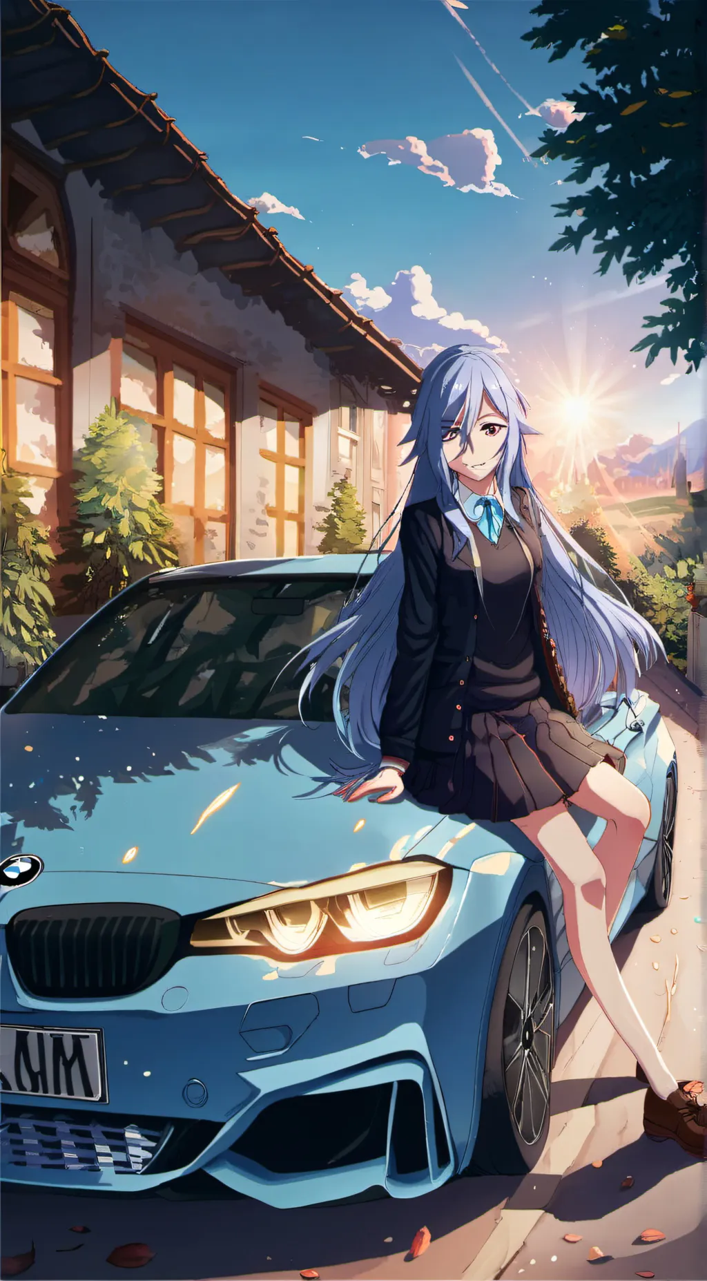 ai character: Akira  background