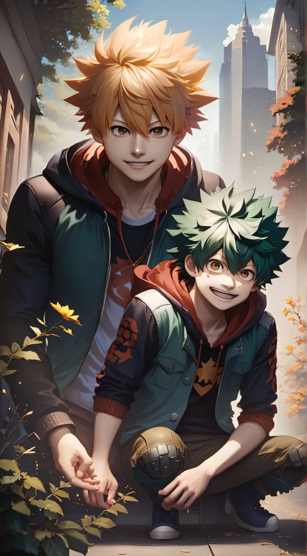 ai character: Bakugo background