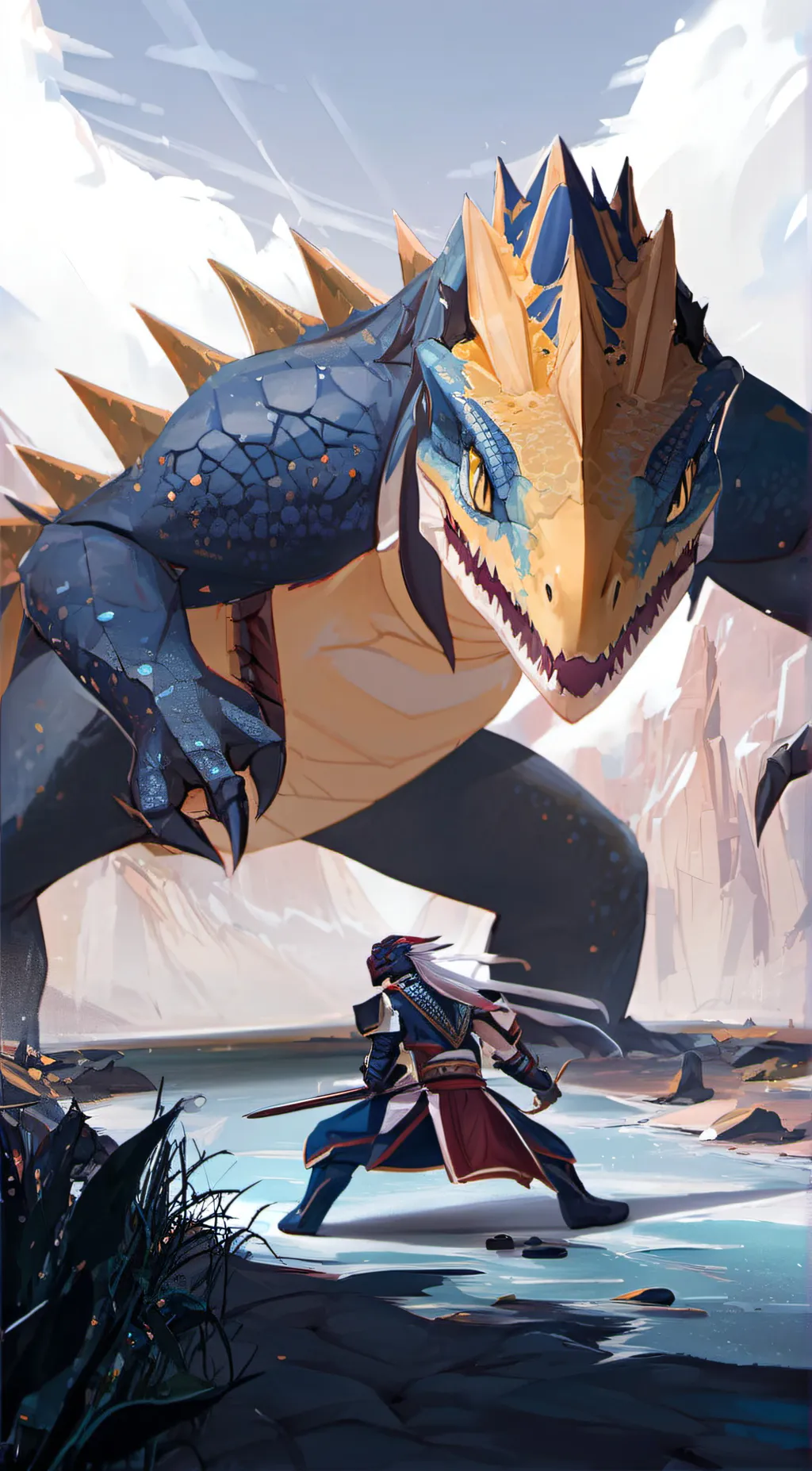 ai character: Monster Verse Boys background