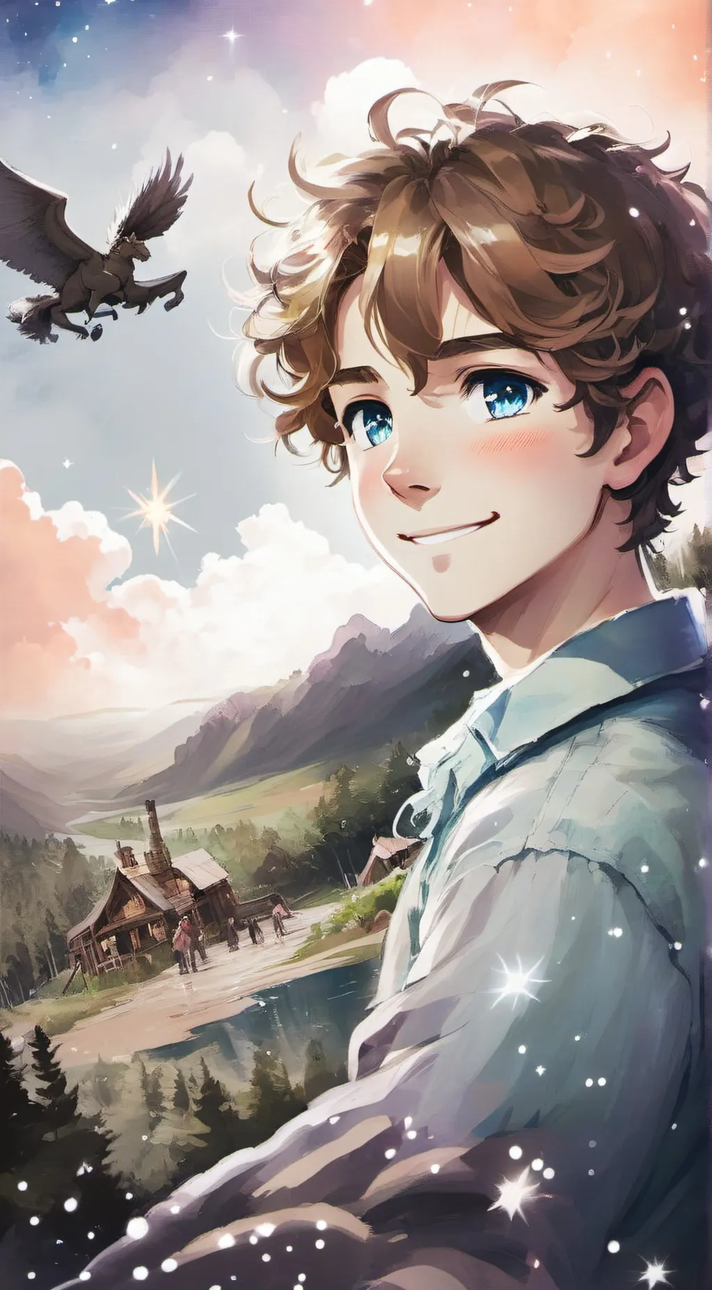 ai character: Sam Link background