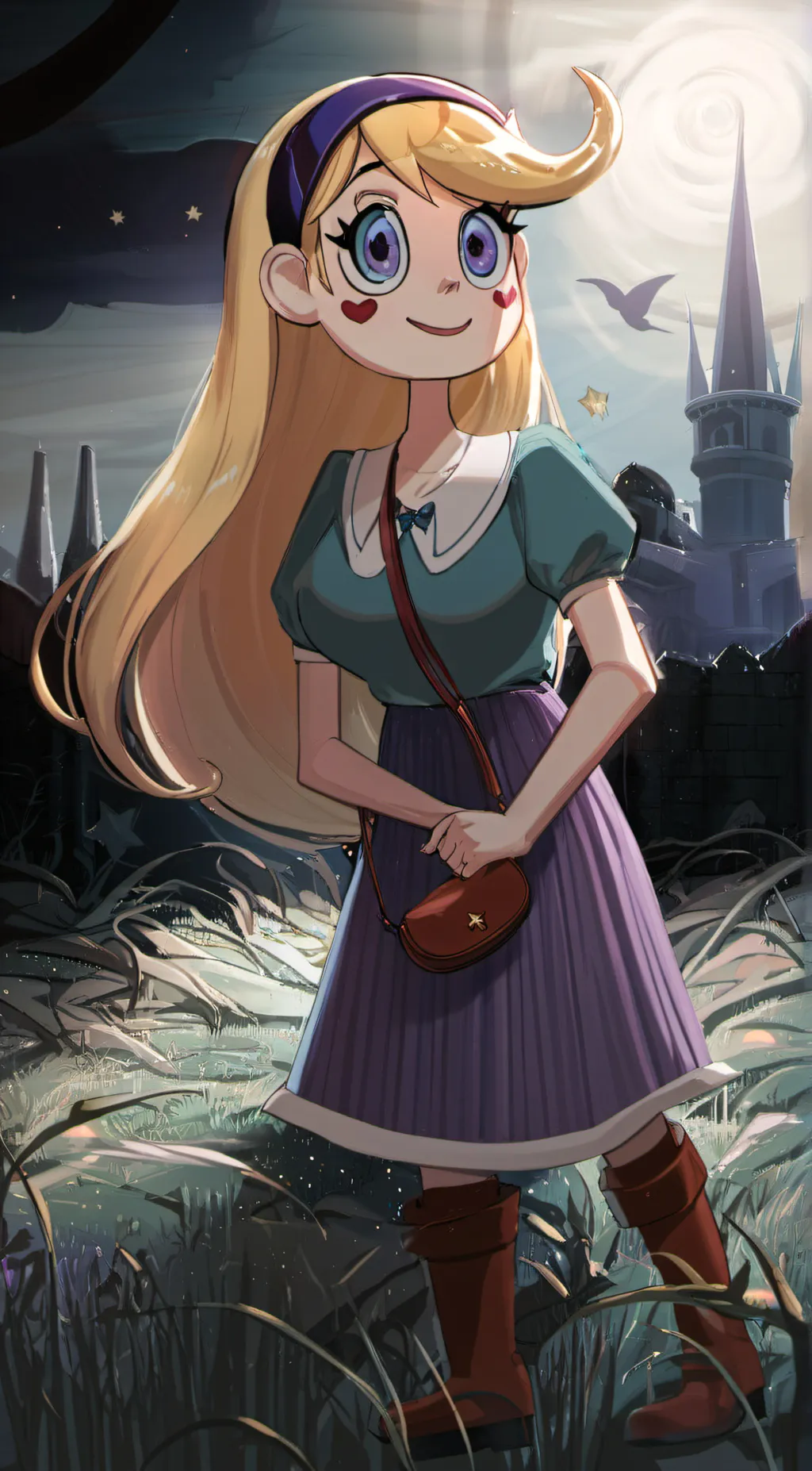 ai character: Star background