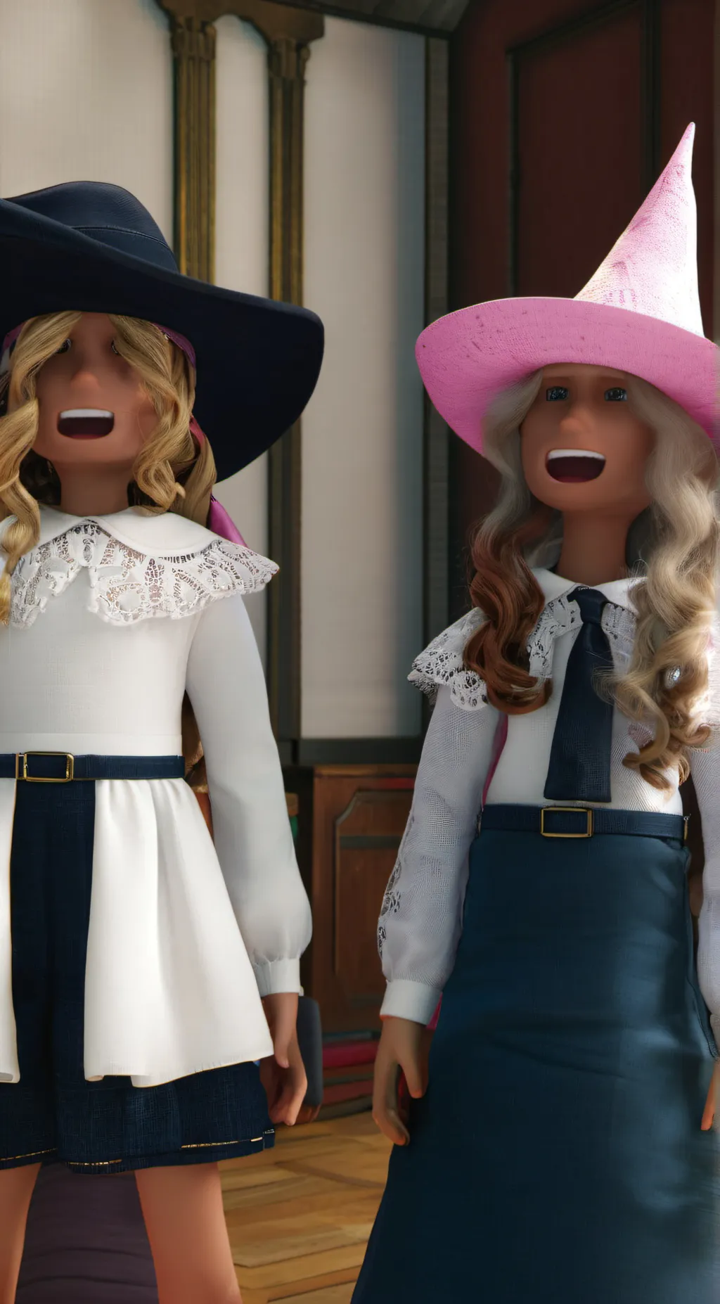 ai character: Barbara and katie background